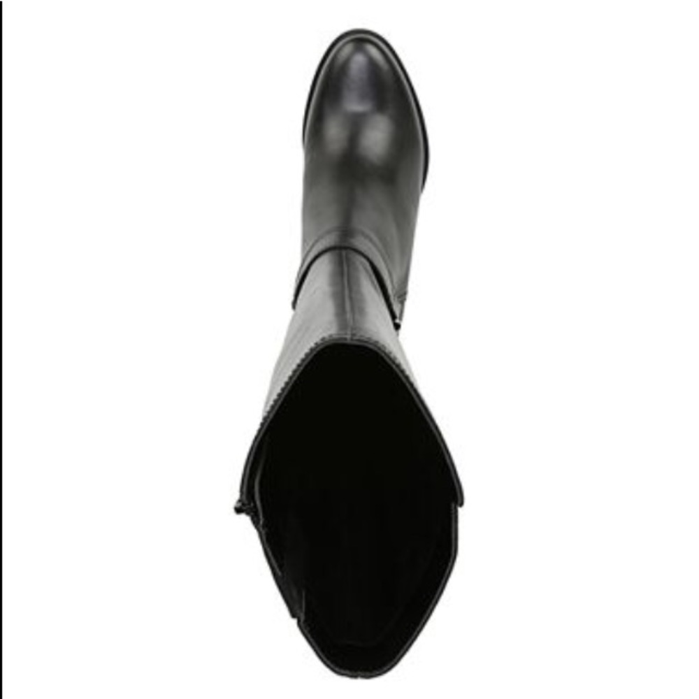 Black high shaft leather boots - Picture 7 of 10